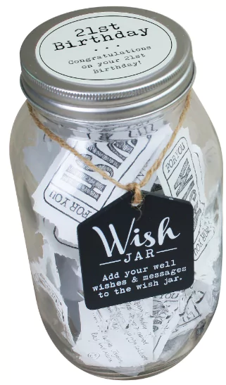 21 wishes jar
