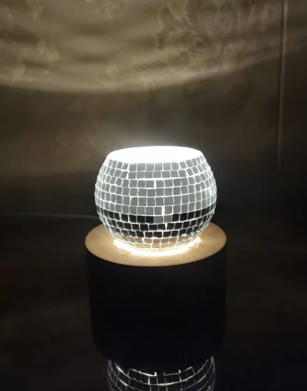 disco ball table decorations