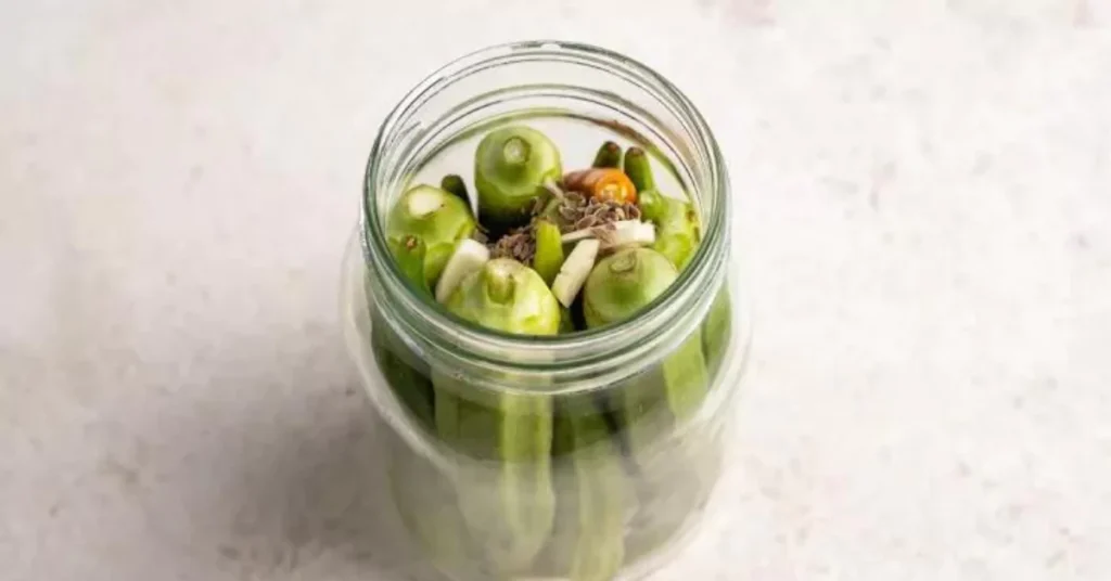quick pickled okra recipe
